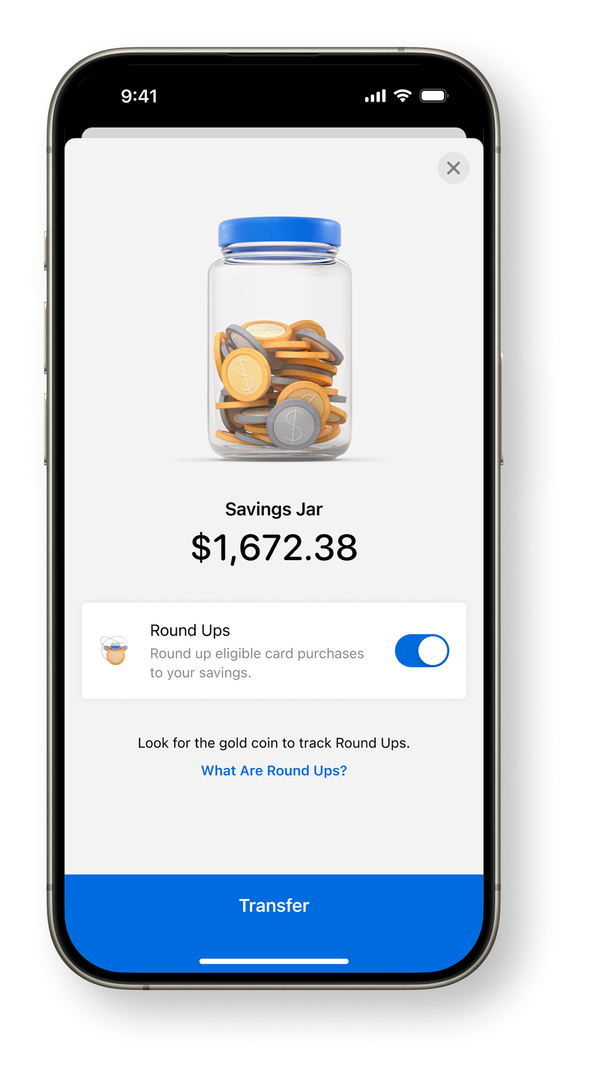 ANZ Plus savings jar