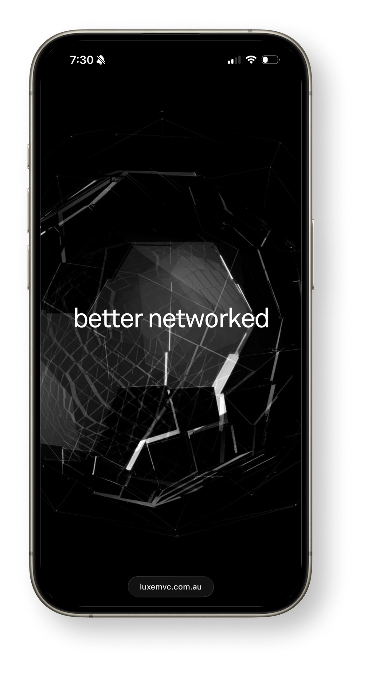 LUXEM mobile intro