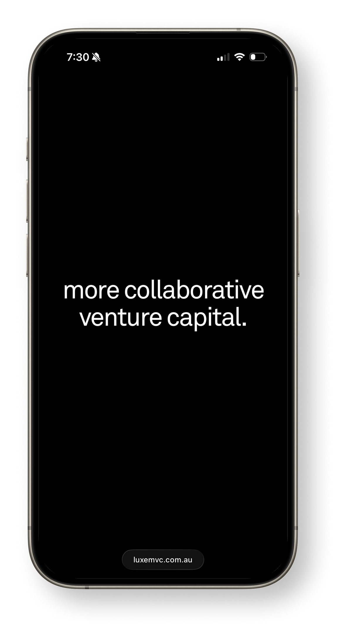 LUXEM mobile intro